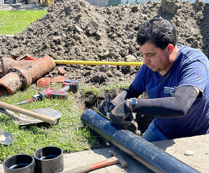 DeVinney Plumbing rough plumbing work