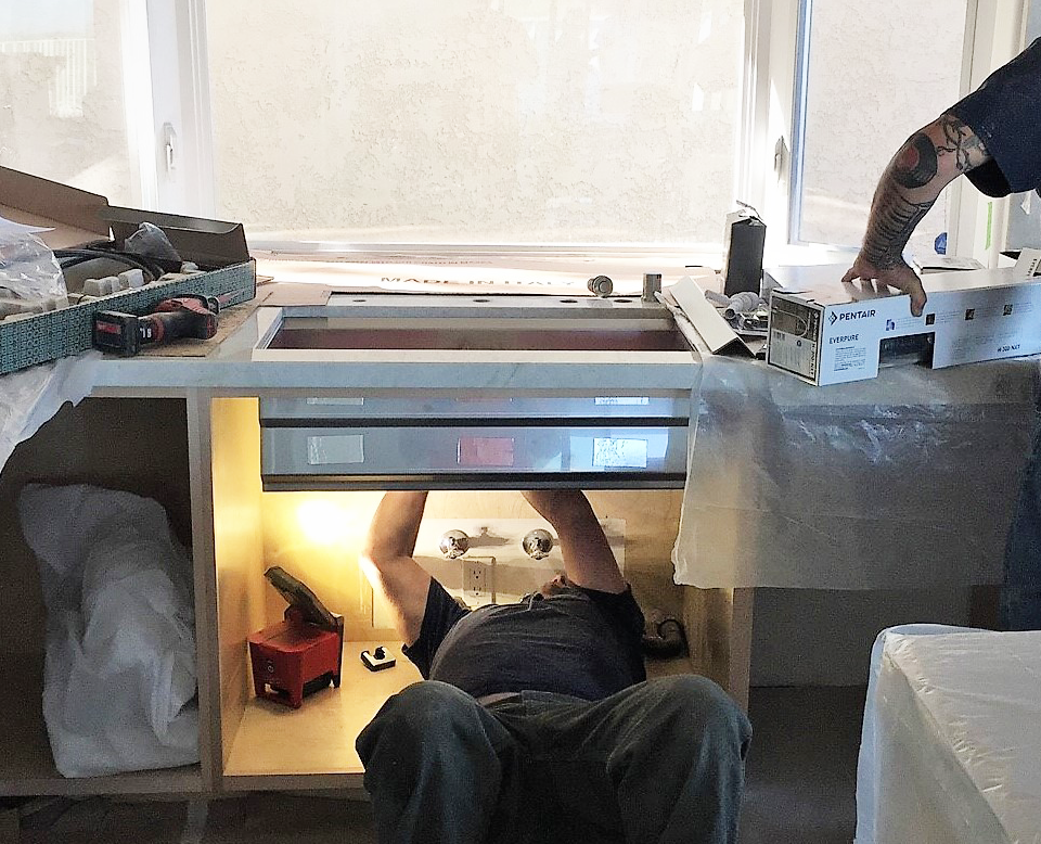 Plumbing sink repair image
